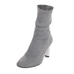 Jeffrey Campbell Sock Round Toe Heeled Boots